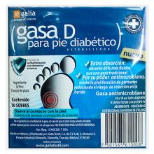 GALIA TEXTIL GASA D PARA PIE DIABETICO ESTERIL